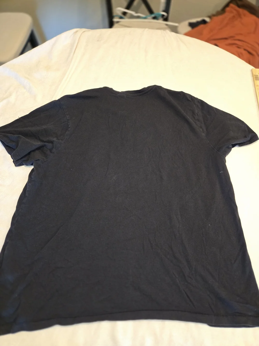 Levi's Black Short Sleeve Tee with Red Batwing Logo